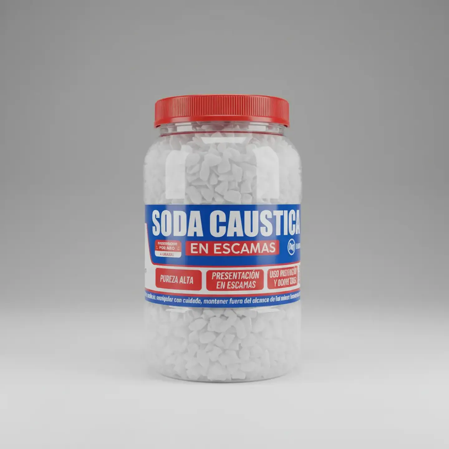 Soda Cáustica En Escamas X 1kg - Alta Pureza Multiuso  Agrosamario  1