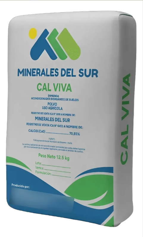 Cal Viva (Óxido de Calcio) - Bulto 50 Kg - 12.5Kg | Agrosamario 8