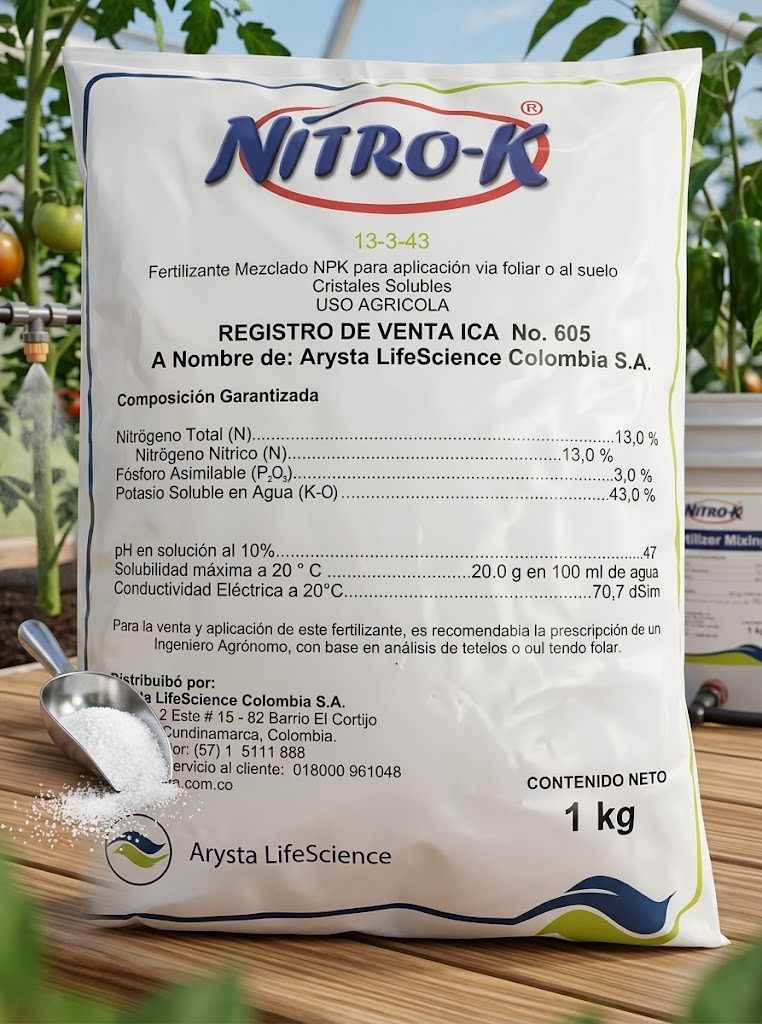 Nitrato De Potasio Soluble X 1 Kg Nitro K UPL | Agrosamario 1