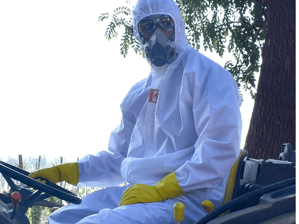 Protección real y certificada en la aplicación de plaguicidas: Buzo Quimitex Pro BAV C2