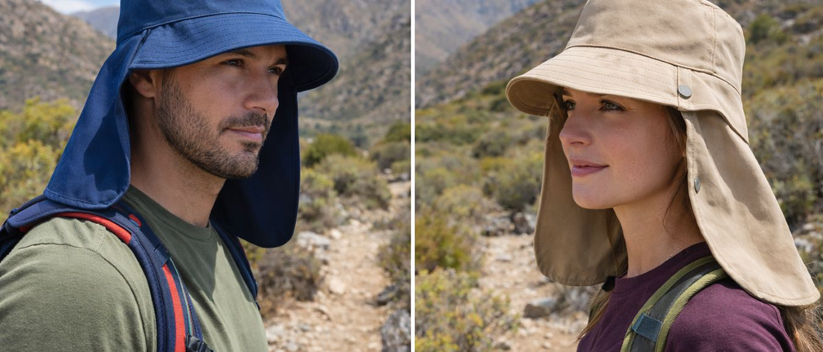 Gorro pescador con paño legionario para proteger de los rayos UV en todas las situaciones