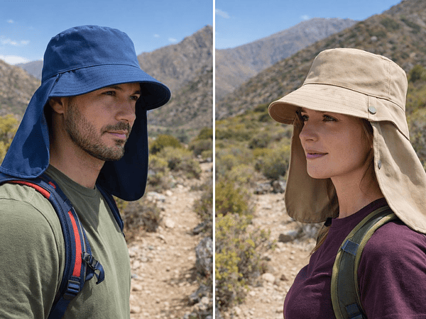 Gorro pescador con paño legionario para proteger de los rayos UV en todas las situaciones
