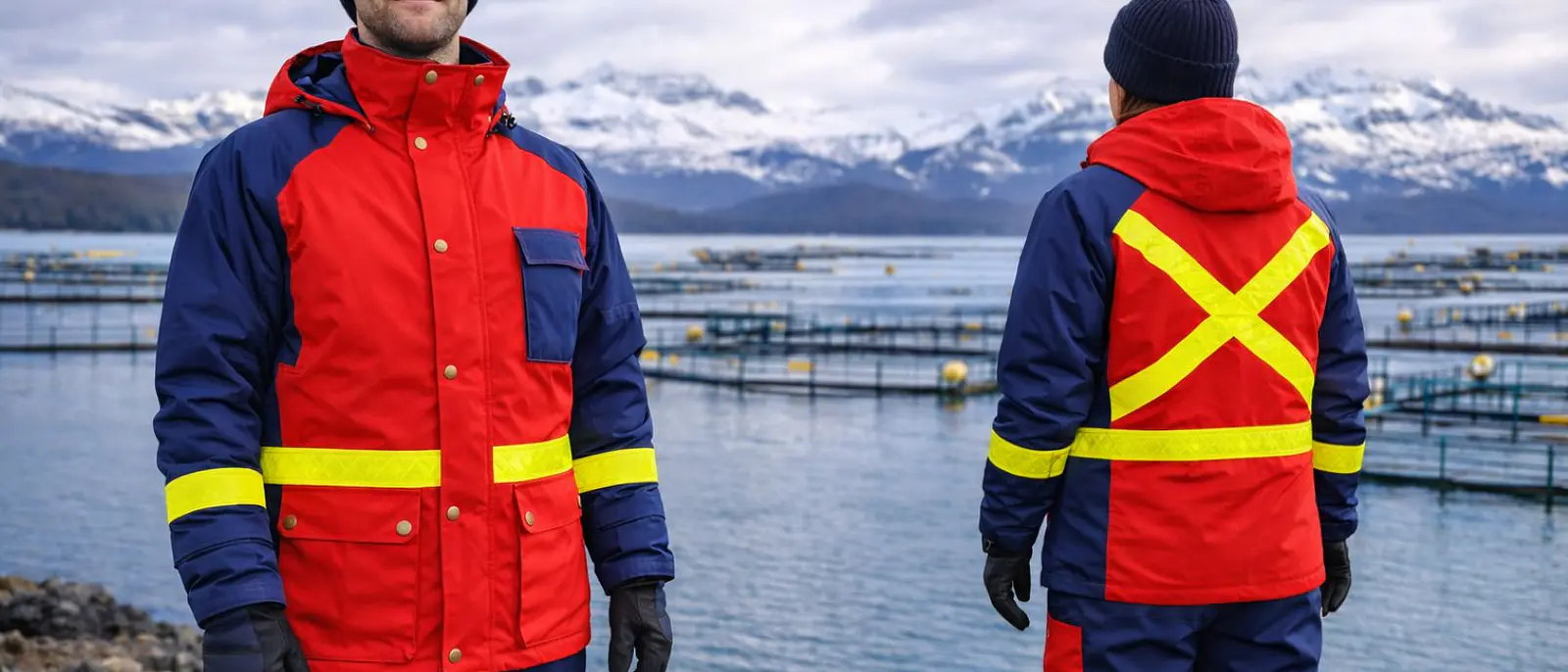 Chaqueta Impermeable ConCon de Agrotex: protección térmica, impermeabilidad y alta visibilidad para trabajos en climas extremos