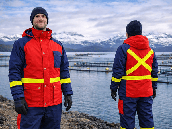 Chaqueta Impermeable ConCon de Agrotex: protección térmica, impermeabilidad y alta visibilidad para trabajos en climas extremos