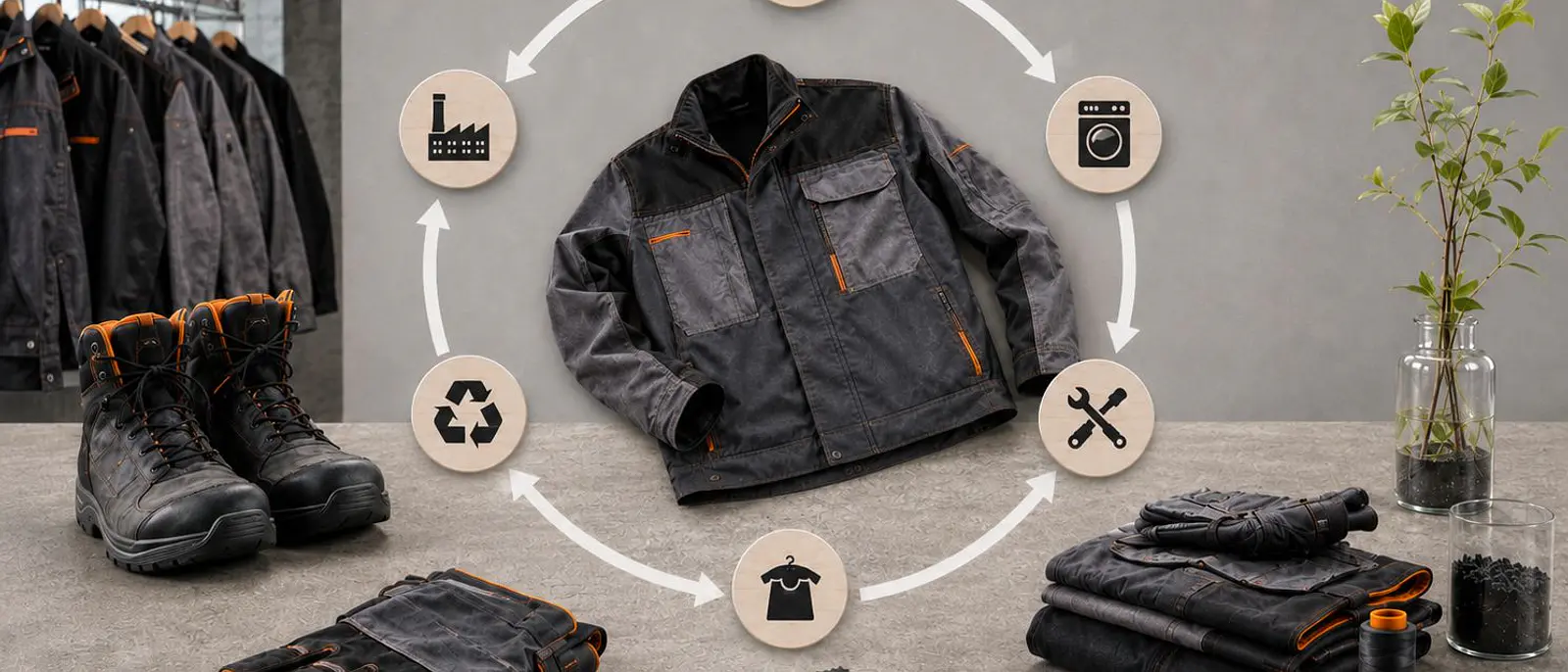 Ropa de trabajo circular: cómo comprar mejor y reducir residuos textiles en empresas