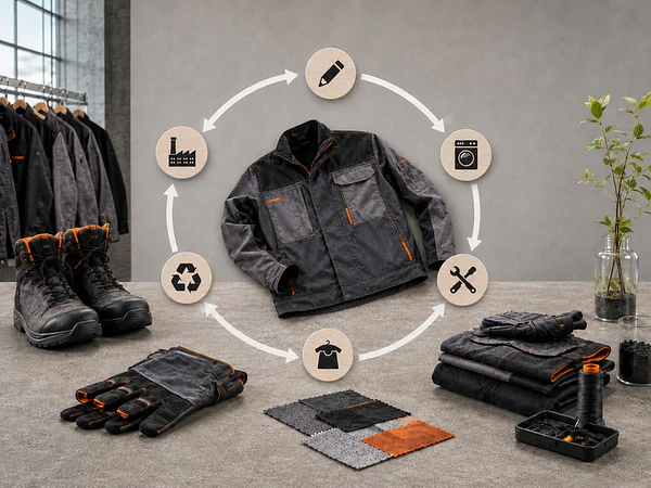 Ropa de trabajo circular: cómo comprar mejor y reducir residuos textiles en empresas