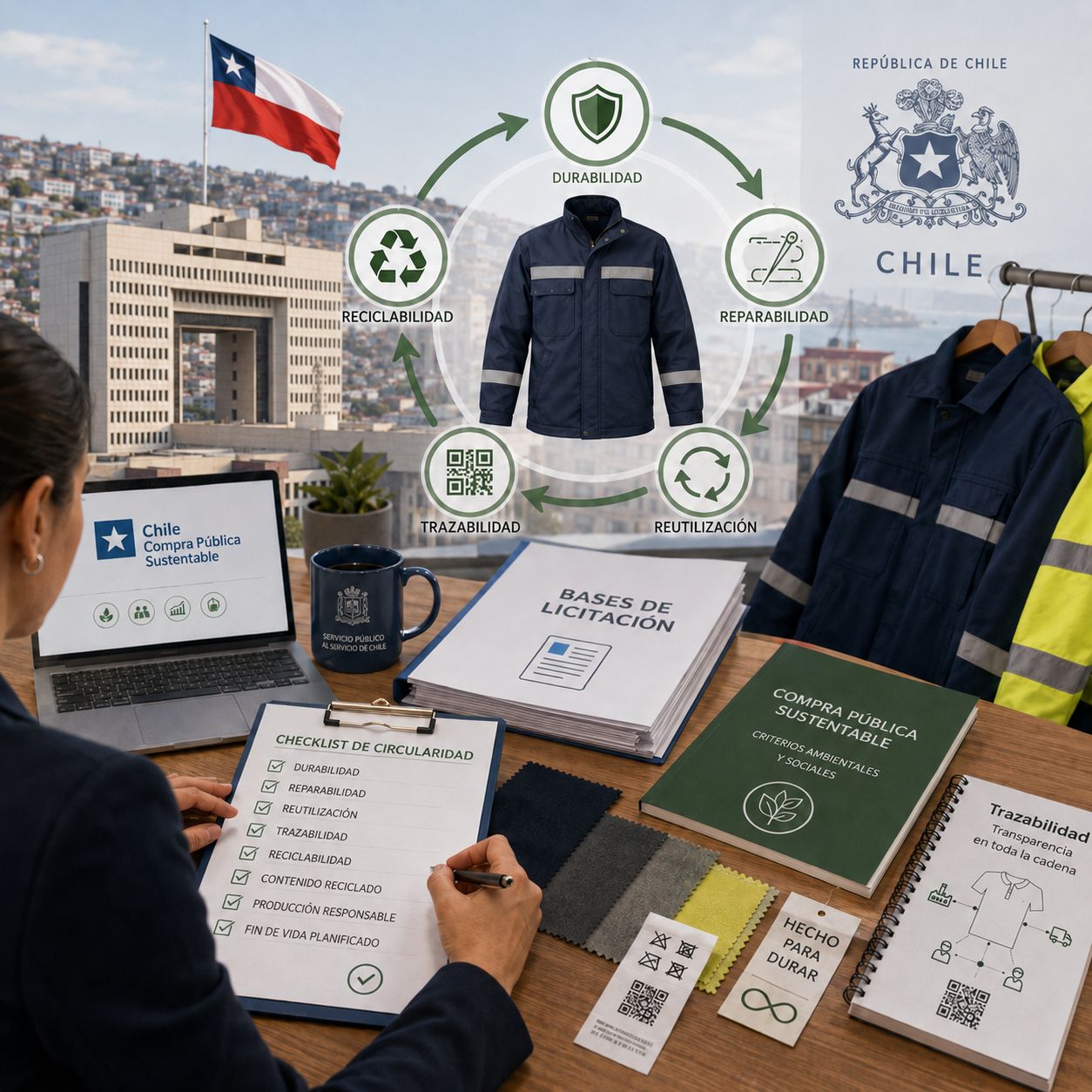 Compras públicas circulares: por qué también deberían importarle a las empresas que compran ropa de trabajo