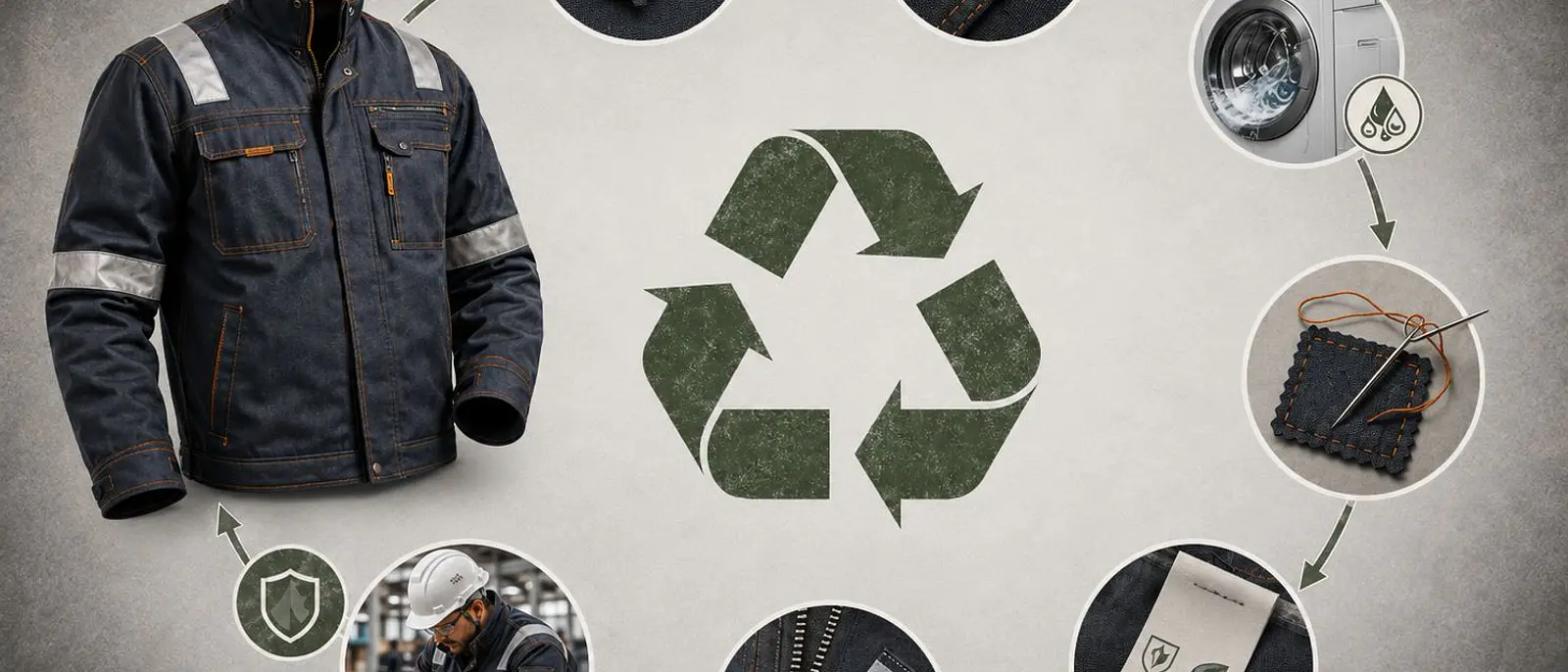 Diseño circular en ropa de trabajo: la sostenibilidad comienza antes de confeccionar