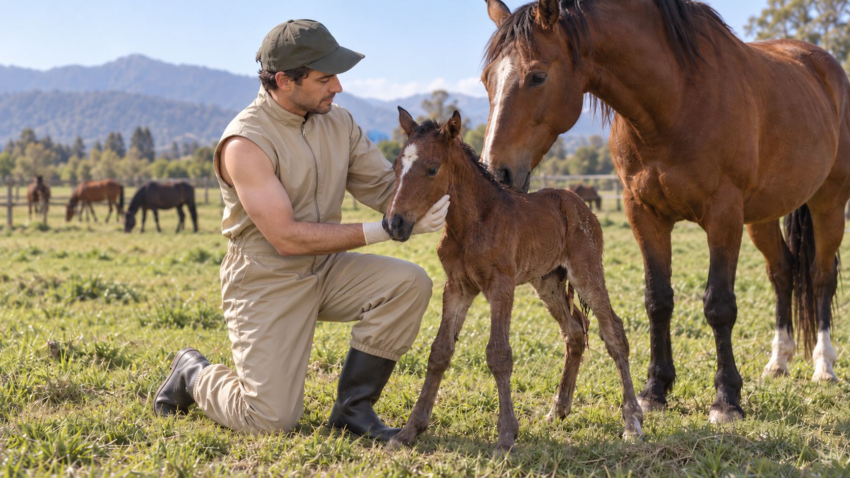 Overol Veterinario Agrotex: una prenda diseñada para el trabajo con animales mayores