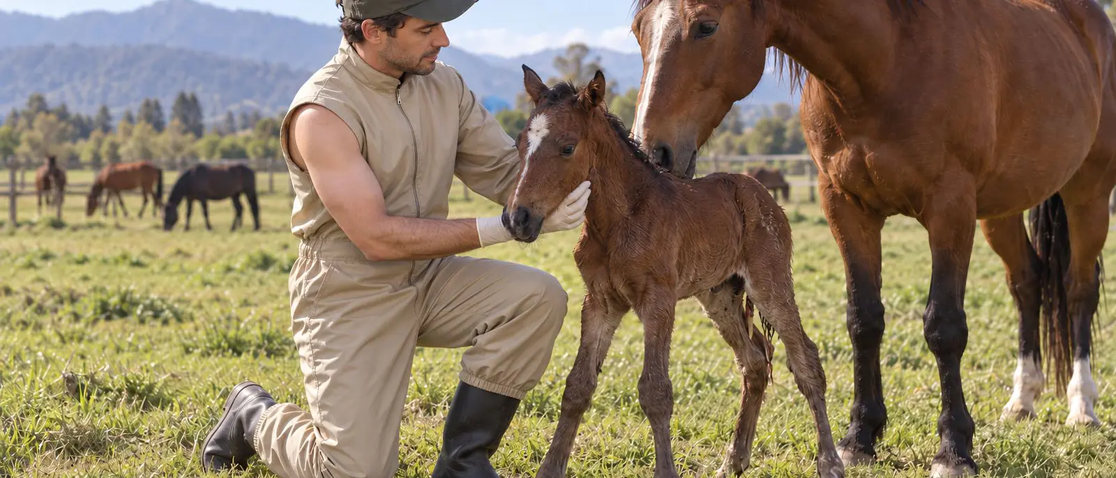 Overol Veterinario Agrotex: una prenda diseñada para el trabajo con animales mayores