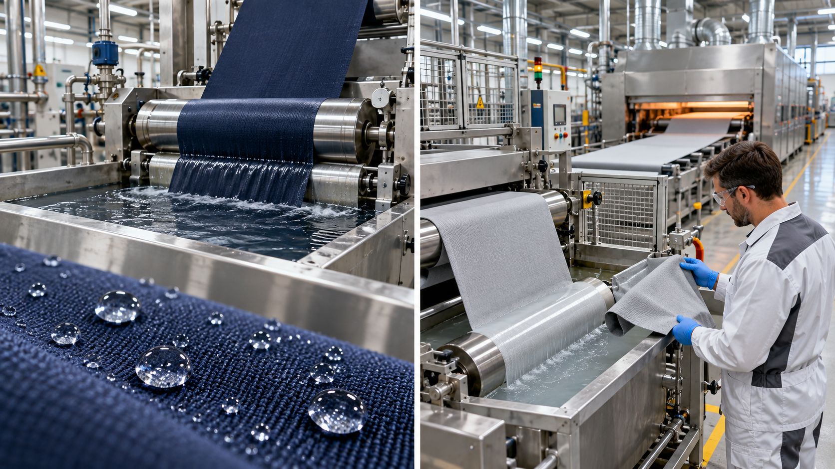 Acabados textiles: la tecnología que transforma una tela en una solución