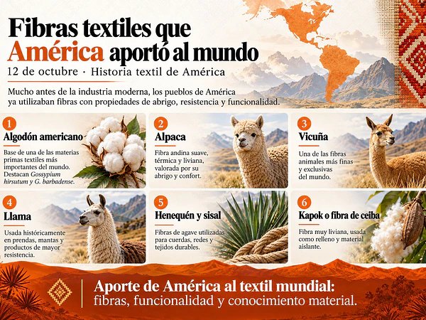 América también vistió al mundo: fibras textiles originarias del continente que transformaron la industria global