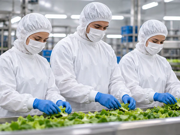 Inocuidad alimentaria desde la primera línea: protege tus procesos y trabajadores con la Bata de Producción Ecotex de Agrotex