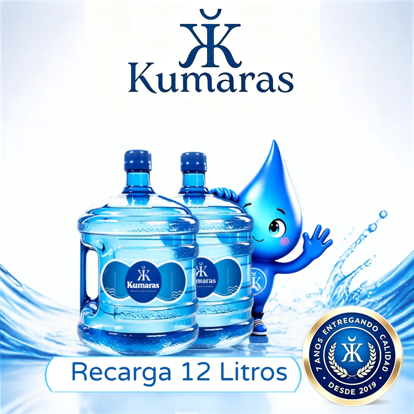 Recarga 12 Litros Agua Purificada 1
