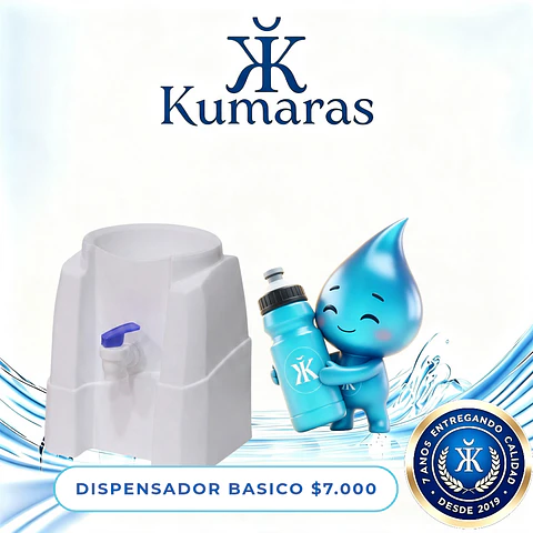 Dispensador básico sobre mesa