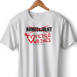 T-shirt Pedro & Inês e Romeo & Juliet