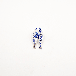Brincos Sardinha Azulejo