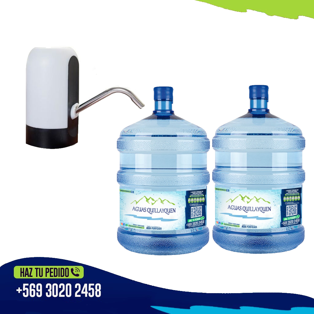 Pack Bomba USB + 2 Botellones 20L