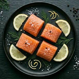 PORCION (SALMON SALAR) SIN PIEL SIN ESPINAS IVP Calidad Grado   150 - 200 - 300  GRS  KG