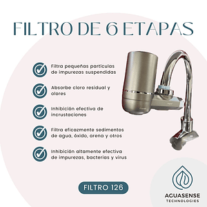 Filtro purificador de agua potable FAPL 126