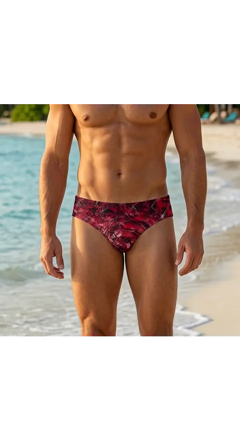 Sunga Hombre Rojo Sport