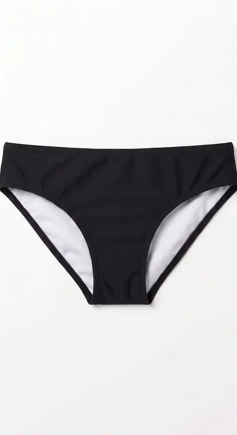 Sunga Hombre Corte Clásico Negro