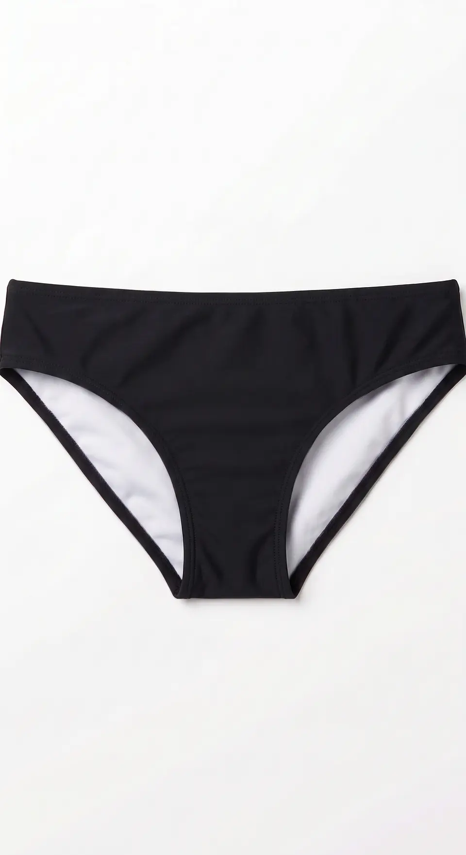 Sunga Hombre Corte Clásico Negro 1