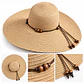 Sombrero de Playa Capri – Ala Ancha - Miniatura 4