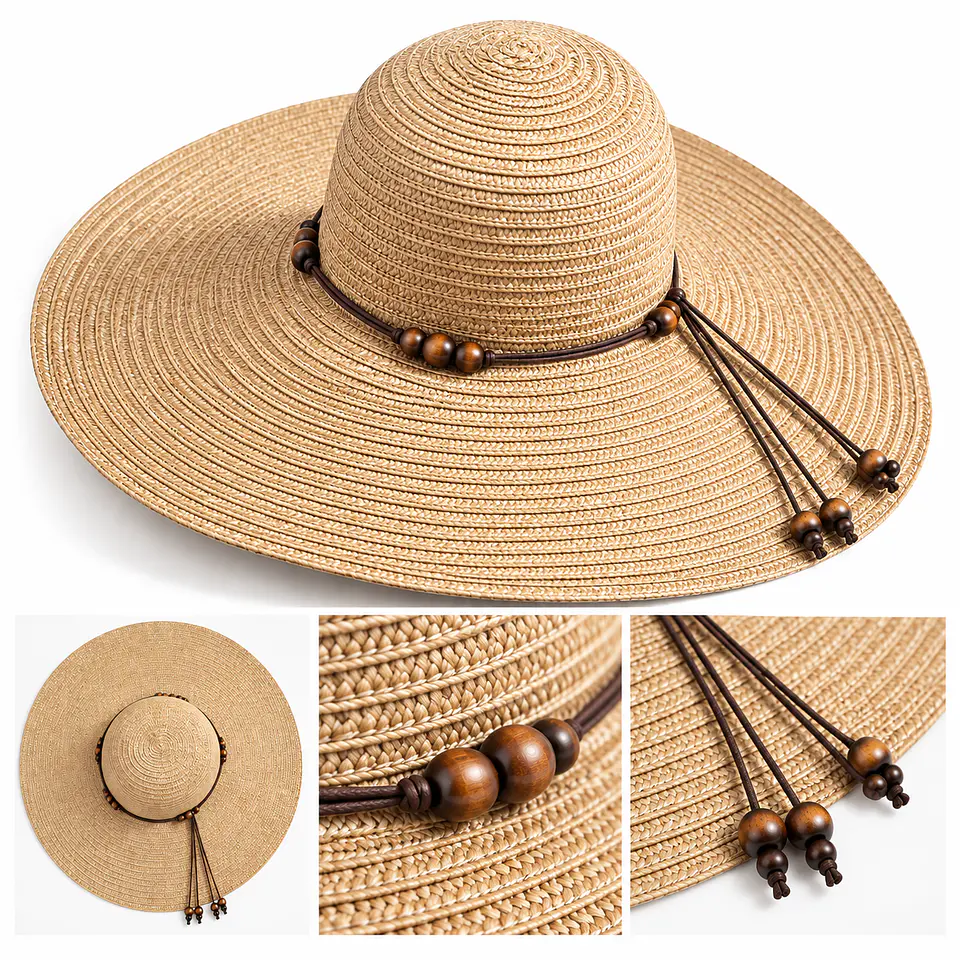 Sombrero de Playa Capri – Ala Ancha 4