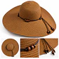 Sombrero de Playa Capri – Ala Ancha - Miniatura 3