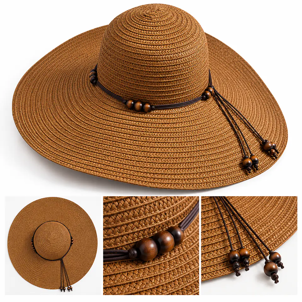 Sombrero de Playa Capri – Ala Ancha 3