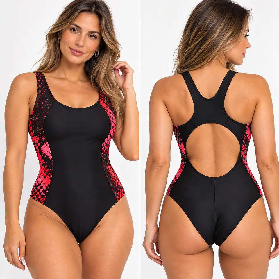 Traje de Baño Rojo Impulso 4