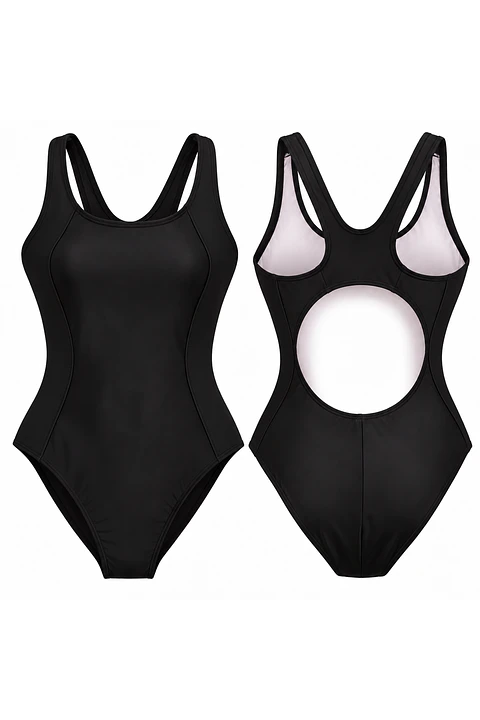 Traje de Baño Deportivo Sprint Negro