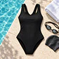 Traje de Baño Deportivo Sprint Negro - Miniatura 4