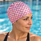 Gorro de Natación de Tela Sirena Rosa - Miniatura 1