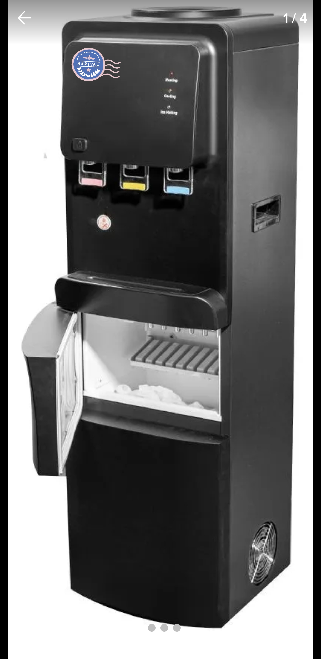 Dispensador de agua y hielo