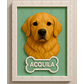 Cuadro Mascota Efecto 3D - Golden Retriever - Miniatura 1