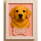 Cuadro Mascota Efecto 3D - Golden Retriever - Miniatura 2