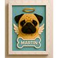 Cuadro Mascota Efecto 3D - Pug - Miniatura 6