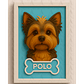 Cuadro Mascota Efecto 3D - Yorkshire Terrier - Miniatura 2