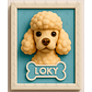Cuadro Mascota Efecto 3D - Poodle - Miniatura 3