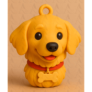 Llavero Mascota - Golden Retriever