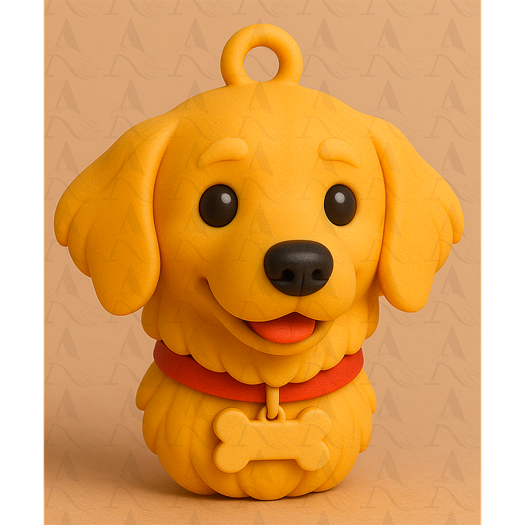 Llavero Mascota - Golden Retriever 1
