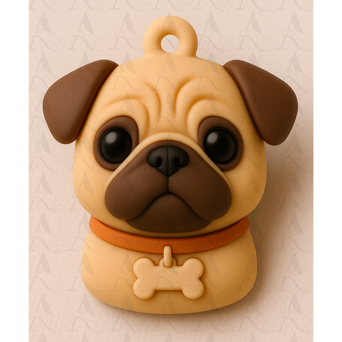 Llavero Mascota - Pug 1