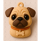 Llavero Mascota - Pug - Miniatura 1