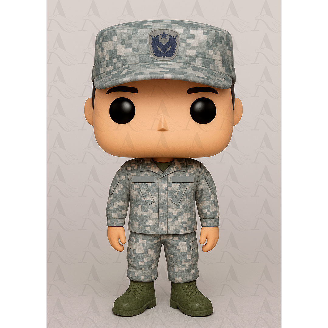 Funko Oficial Fuerza Aérea - Gris Pixelado 1