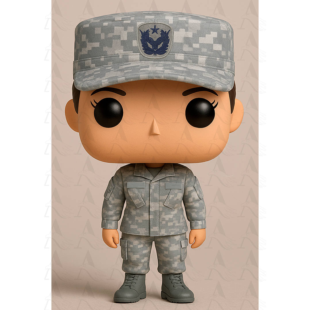 Funko Oficial Fuerza Aérea - Gris Pixelado 2