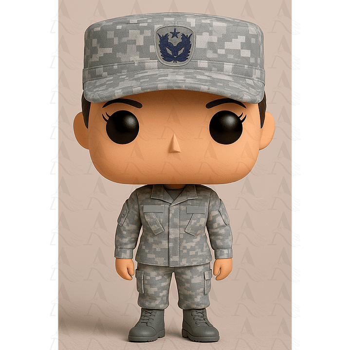 Funko Oficial Fuerza Aérea - Gris Pixelado 2