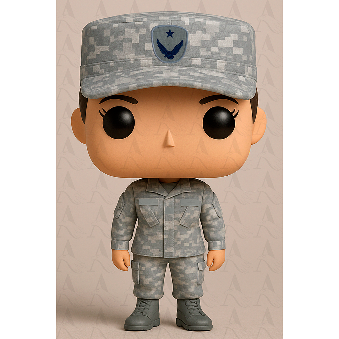 Funko Suboficial Fuerza Aérea - Gris Pixelado 2