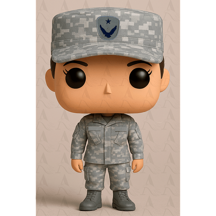 Funko Suboficial Fuerza Aérea - Gris Pixelado 2